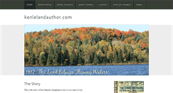 Desktop Screenshot of kenlelandauthor.com